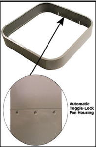 Box Fan Housing